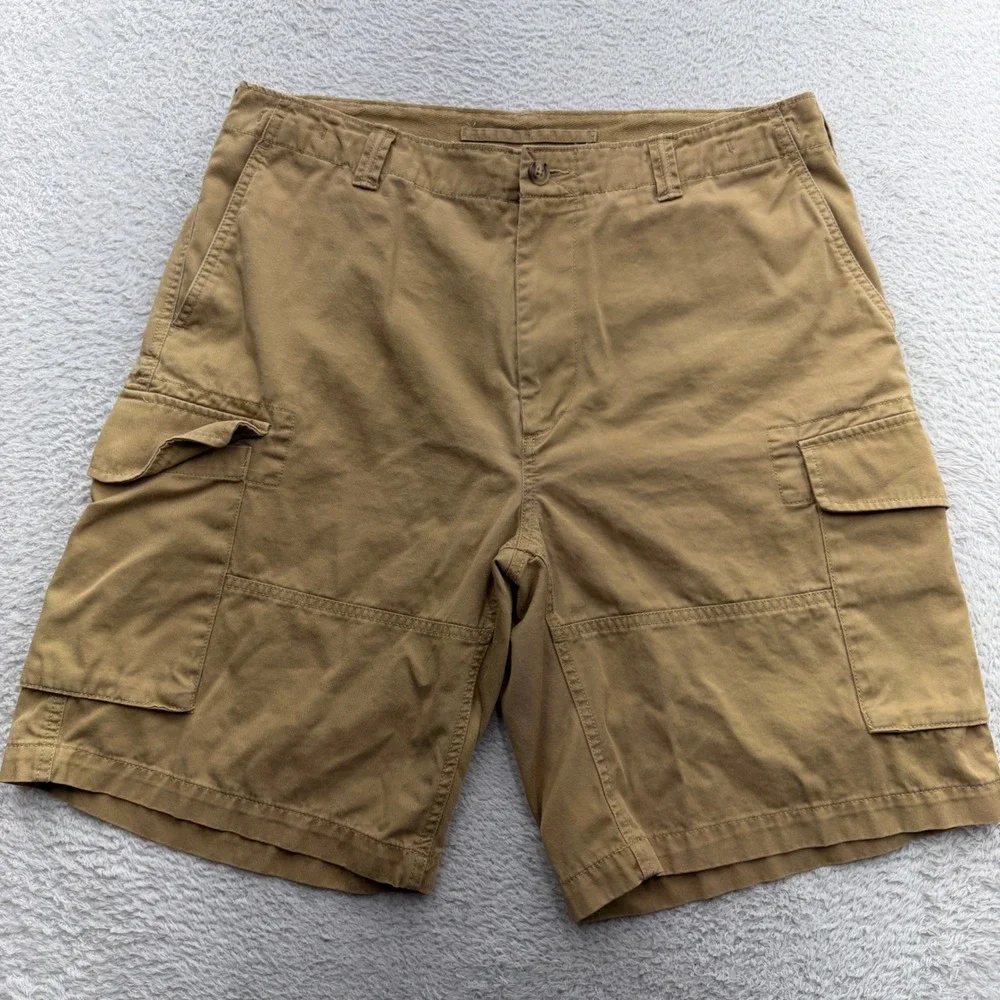 Polo Ralph Lauren Mens 34 Relaxed Fit Cargo Shorts Tan Khaki Cotton